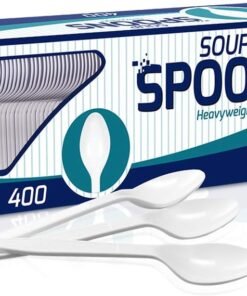 400 Pack Extra Heavyweight Disposable White Plastic Forks - Heavy Duty White Cutlery-Utensils, Parties, Dinners, Catering Services, Family Gatherings