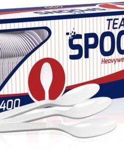 400 Pack Extra Heavyweight Disposable White Plastic Forks - Heavy Duty White Cutlery-Utensils, Parties, Dinners, Catering Services, Family Gatherings